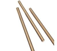 Barre filettate su entrambe le estremità, Barra filettata in ottone M2 M4 M5 Lunghezza 30-100 mm Confezione da 3(M4x60mm)