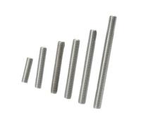 Barre filettate su tutta la lunghezza, Viti senza testa metriche con asta filettata completa in acciaio inossidabile M3 M4 M5 M6 M8 M10 M12(130.0mm (3pcs),M4)
