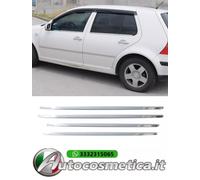 Barre finestra listelli decorativi per VW Golf 1997-2003 acciaio inox cromo 4 pz