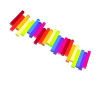 Barre for tasselli da 24 pezzi in materiale acrilico PMMA, barre solide in plastica traslucida da 1/2 * 2 7/8 pollici for modanatura decorativa