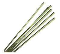 barre in plastica, 100 barre di lucite, lecca-lecca, acriliche multicolori da mm a 250 for decorazioni for torte con pennoni, modelli fai te(Grün,3x200mm)