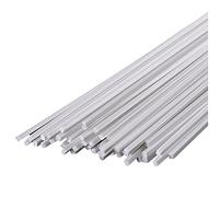 Barre in plastica ABS Lunghezza quadrata dell'asta 500 mm, laterale della barra solida 1-2 Adatta for la realizzazione di modelli scene fai-da-te(Side length 2mm (50pcs))