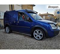 Barre Laterali 2 " + Bianco LED Per ford transit tourneo connect 2002 - 2014 Swb