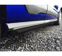 Barre Laterali 2" In Acciaio Inox Nero Satinato Per LDV Maxus V80 SWB