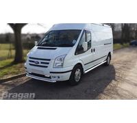 Barre Laterali 3 " Per ford transit mk6 2000 - 2006 Swb Acciaio Inox Accessori