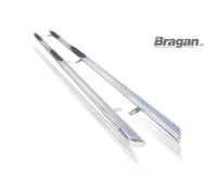 Barre Laterali 4 Passo Pastiglie Affusolato Terminale 3'' Per fiat ducato Lwb