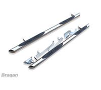 Barre Laterali + 4 Passo Pastiglie - Estremità Rastremate Adattarsi vauxhall