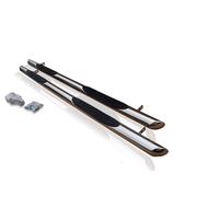 Barre Laterali Acciaio Inox Affusolato Terminali + 4 Pad Per citroen berlingo