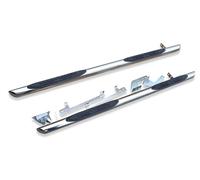 Barre Laterali Acciaio Inox + Passo Pastiglie Per Mercedes sprinter Lwb Elwb