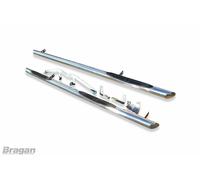 Barre Laterali - Affusolato Terminali + 3 Passo Pads Per volkswagen crafter