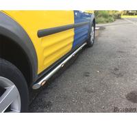 Barre Laterali + Ambra LED Per Mercedes Metris Elwb 2016 + Inox Accessori