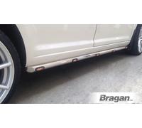Barre Laterali + Ambra LED Per Renault kangoo 1997-2007 Furgone Acciaio Inox
