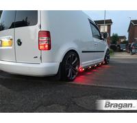 Barre Laterali + Ambra LED Per volkswagen caddy 2010 - 2015 Inox Accessori