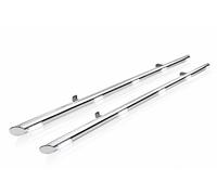 Barre Laterali + Bianco LED Per volkswagen vw crafter 2006 - 2014 Mwb 2 " Inox
