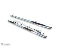 Barre Laterali Coppia + 3 Passo Pastiglie Per ford transit tourneo custom Swb