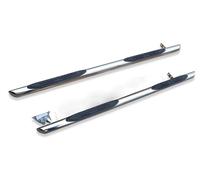 Barre Laterali Coppia + 4 Passo Pad Per honda cr-v 2017 - 2022 Acciaio Inox Tubi