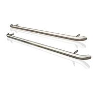 Barre Laterali - Curvo Per Renault Trafic Swb 2022 + Cromo Passo Tubi Inox