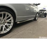 Barre Laterali - Curvo Per volkswagen transporter T5 Swb 10 - 15 Acciaio Inox
