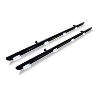 Barre Laterali Nere + LED Bianchi + Luci Per Volkswagen Caddy Maxi LWB 2004-2010