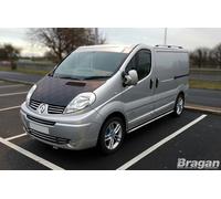 Barre Laterali Passo + Ambra LED Per nissan primastar 2002 - 2014 Lwb Inox