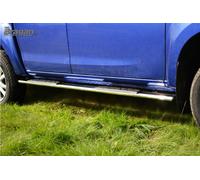 Barre Laterali + Passo Pastiglie Per Isuzu d-max Rodeo 2016-2021 4x4 Acciaio