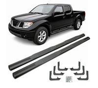 Barre Laterali Pedane Inox Nissan Navara D40 2005-2015 4P Nero