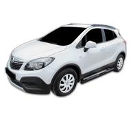 NERO BARRE LATERALI PEDANE INOX per OPEL MOKKA MOKKA X 2012-2020