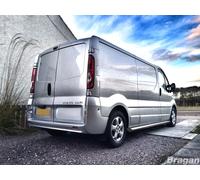 Barre Laterali Per Renault trafic 2002-2014 Lwb Acciaio Inox Tubi Accessori