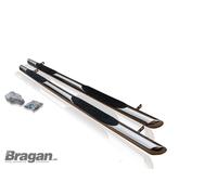 Barre Laterali Tipo B-Affusolato + 4 Pedane Per Vauxhall Opel Combo E 2019-2023