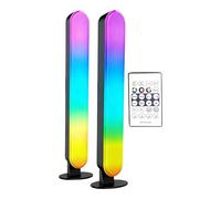 Barre LED intelligenti per TV,2 pezzi di illuminazione d'atmosfera | Luce d'atmosfera da ufficio, per casa, ufficio, camera da e studio per fotografia, creatori di contenuti e appassionati di