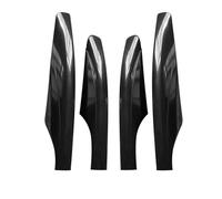 Barre Longitudinali 4pcs/set Car Roof Rack Rail Cover Shell Luggage Corner Guard For Nissan For Patrol Y62 2010-2018 Portapacchi Da Tetto(Nero)