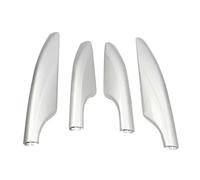 Barre Longitudinali 4pcs/set Car Roof Rack Rail Cover Shell Luggage Corner Guard For Nissan For Patrol Y62 2010-2018 Portapacchi Da Tetto(Argento)