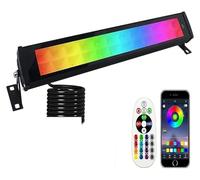 Barre luminose a LED RGB da 50 W e 96 W, impermeabili IP66, con APP intelligente e telecomando, for l'illuminazione di palchi e stanze.,Efficienza Energetica(1pc)