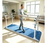 Barre Parallele Per Allenamento, Attrezzatura Per La Riabilitazione | Altezza E Larghezza Regolabili, Base Stabile E Supporto A Colonna, Esercizi Di Equilibrio(Blue)