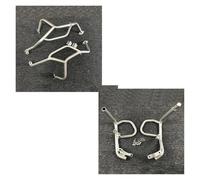 Barre Paramotore Barre Di Protezione Antiurto Protezione Motore Telaio Di Protezione Per BMW Per F800GS Per F700GS Per F650GS 2008-2018 Engine Guard Paraurti(Silver-1 Set)