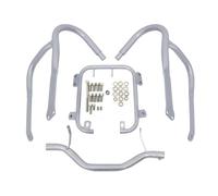 Barre Paramotore Per BMW R1200RT 2004-2013 Protezione Motore Anteriore Posteriore Highway Freeway Crash Bar Paraurti Stunt Cage Serbatoio Carburante Protezione Motore(Front silver)