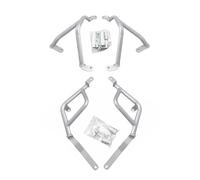 Barre Paramotore Per CFMOTO 700MT 700 MT 2025+ Modifica Moto Paraurti Barra Di Protezione Anticaduta Parte Centrale Inferiore Del Corpo Crash Bar Protezione(Silver-1 Set Bumper)