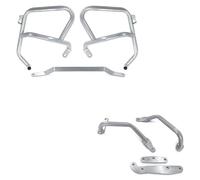 Barre Paramotore Per DUCATI Per Multistrada V4 V4S 2020 2021 2022 2023 2024 Paraurti Motore Moto Barra Di Protezione Telaio Motore Barra Protezione Per Moto(Silver-1 Set)