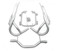 Barre Paramotore Protezione Motore Highway Freeway Crash Bar Bumper Stunt Cage Protezione Serbatoio Carburante Per BMW Per R1200RT 2004-2013 Engine Guard Paraurti(Front -Silver)