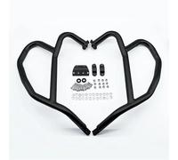 Barre Paramotore Protezione Motore Per Moto Freeway Highway Crash Bar Protector Nero/Argento Per NC750X Per NC 750X 2021 2022 Moto Crash Bar Paraurti(Nero)