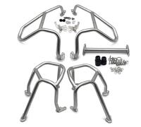 Barre Paramotore Protezione Motore Superiore O Inferiore Highway Freeway Crash Bar Protezione Serbatoio Carburante Per BMW Per R1250GS Per R1250 GS LC 2019-2023 Engine Guard Paraurti(Silver 1-Set)