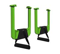 Barre per porta pull-up, telaio compatto, strumento di presa regolabile senza trapano, supporto antiscivolo per casa, ufficio, viaggi, uso interno ed esterno, 22,9 x 24,8 cm