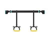 Barre per trazioni per attrezzature da fitness, barra orizzontale portatile da ppalo per allenamento fitness domestico con blocco di sicurezza e paramani in schiuma, 75-150 cm, carico 300 kg