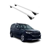 Barre portapacchi compatibili con Ford Transit Connect 2014-2023, barre di base, 2 pezzi, colore grigio