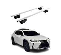 Barre portapacchi compatibili con Peugeot Partner Tepee 2008 - 2018, barre di base, colore grigio, 2 X