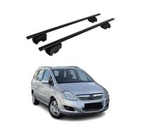 Barre portapacchi per Opel Zafira B tipo A05 2005-2011 Acciaio Portapacchi Nero