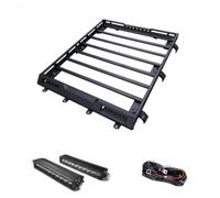 Barre Portapacchi Portatutto Per SUZUKI 3 Porte Per Jimny | Per JB64 Per JB74 2019+ Faretti A LED Off Road 4x4 Portapacchi Box Portapacchi(Roof Rack White LED)