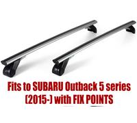 Barre Portapacchi Premium Per SUBARU Outback 2015- Con FIX POINTS AL300/315M