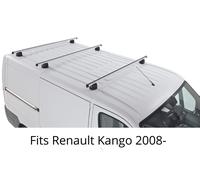 Barre Portapacchi Tetto FABBRI - Set Di 3 - Per Ford Transit Custom 2012-21