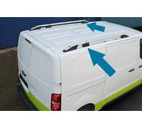 Barre Portapacchi Tetto IN Alluminio Laterali Per XS (L1) Citroen dispatch (2016